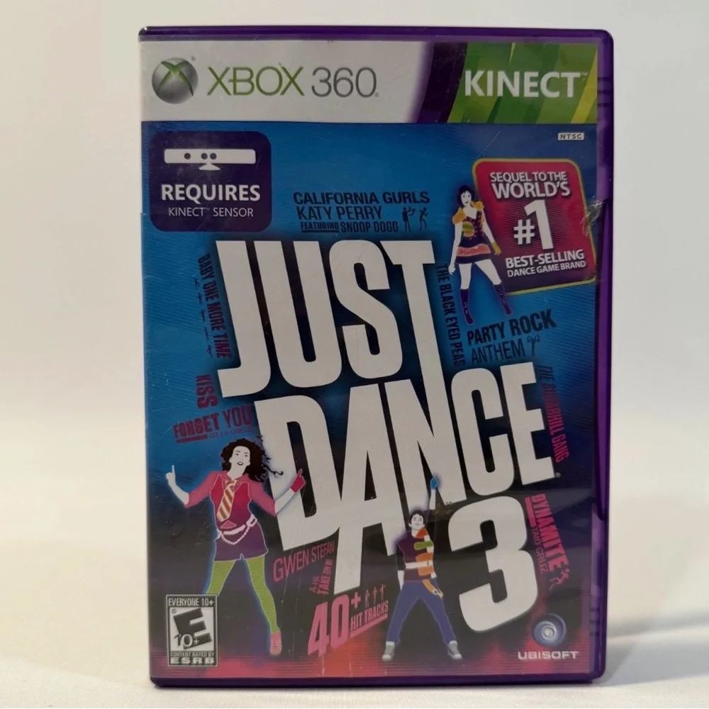 Just Dance 3 Microsoft Xbox 360 Rhythm Dance Party Music Video Game